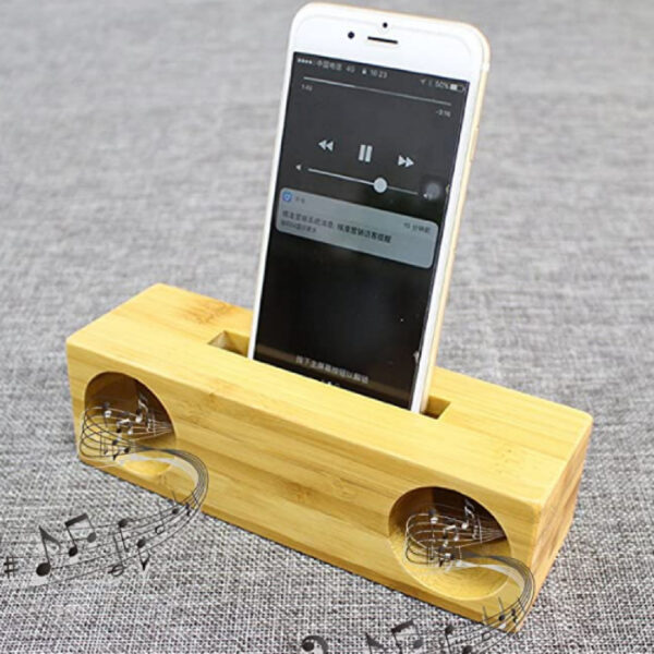 Amplificador de madera doble